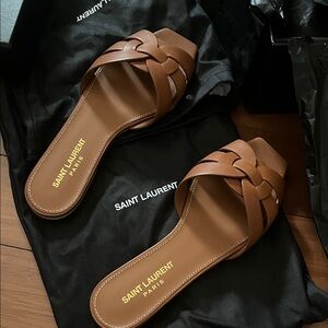 Saint Laurent Tan Women's Sandals